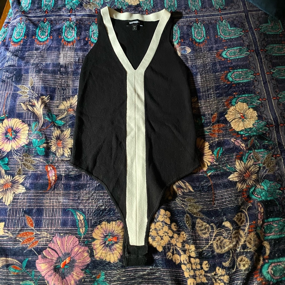 Express Black Knit Top
